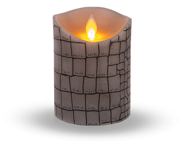 Textured Wax Pillar - 3x4