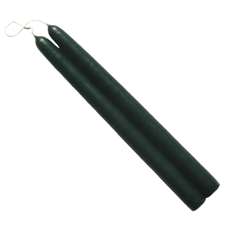 Mole Hollow Taper Pair (Hunter Green) - - The Country Christmas Loft