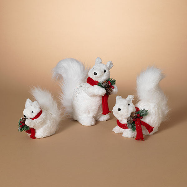 Handcrafted Squirrel Figurines - - The Country Christmas Loft