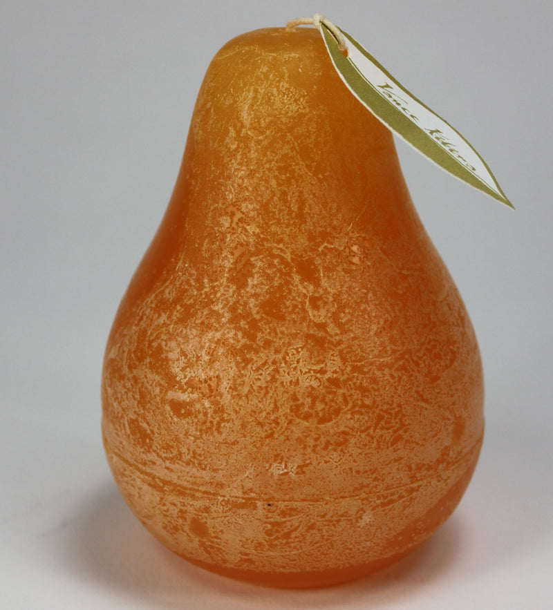 Timber Pear Candle (3" x 4" ) - Pumpkin - The Country Christmas Loft