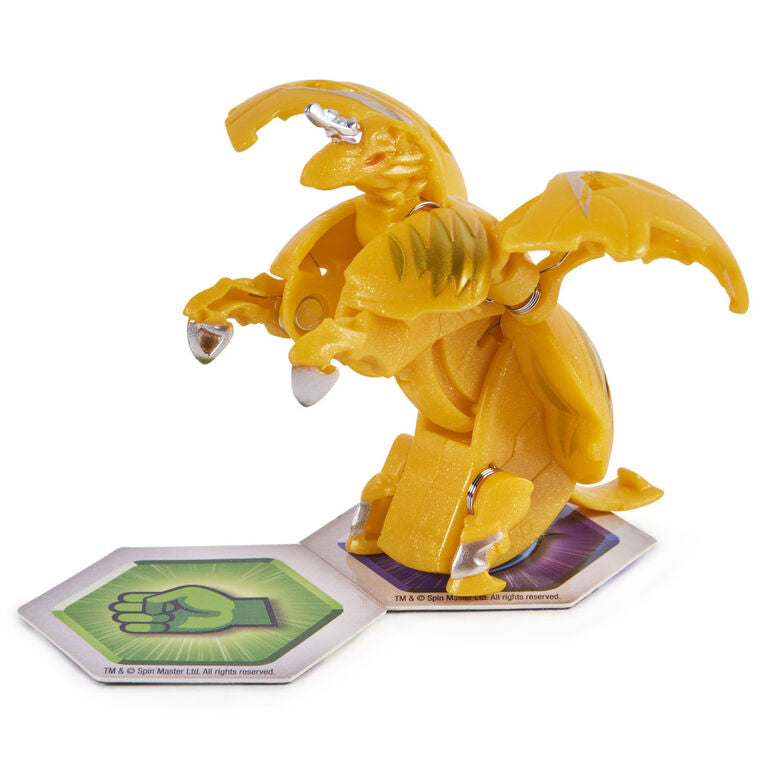 Bakugan Evolutions  2-inch-Tall Collectible Action Figure and Trading Card - Neo Pegatrix - The Country Christmas Loft