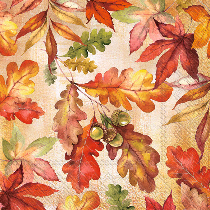 Bright Autumn - Cocktail Napkin - The Country Christmas Loft