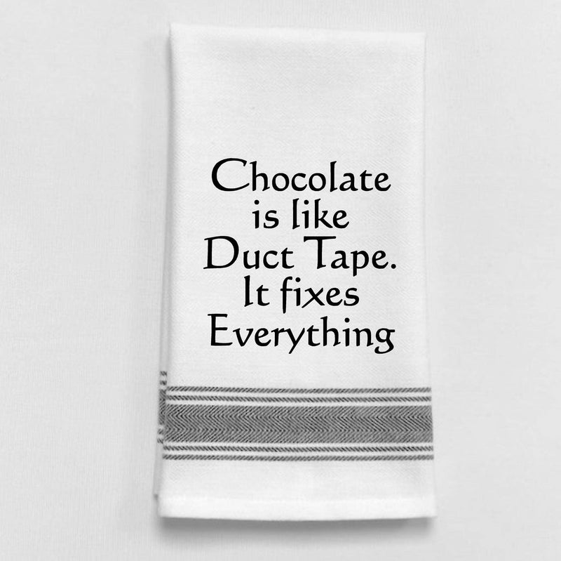 Dish Towel - Chocolate Fixes Everything - The Country Christmas Loft