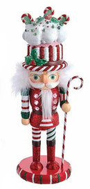 10" Hollywood Bakery Hat Nutcracker - Cake - The Country Christmas Loft