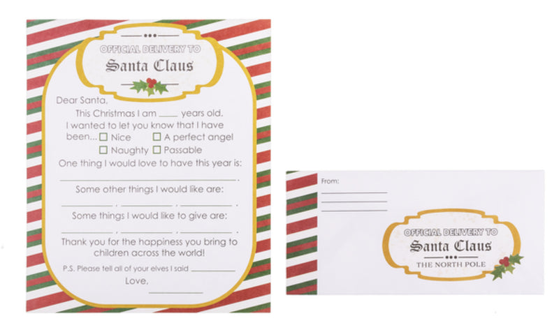 Letter to Santa Stationary - The Country Christmas Loft