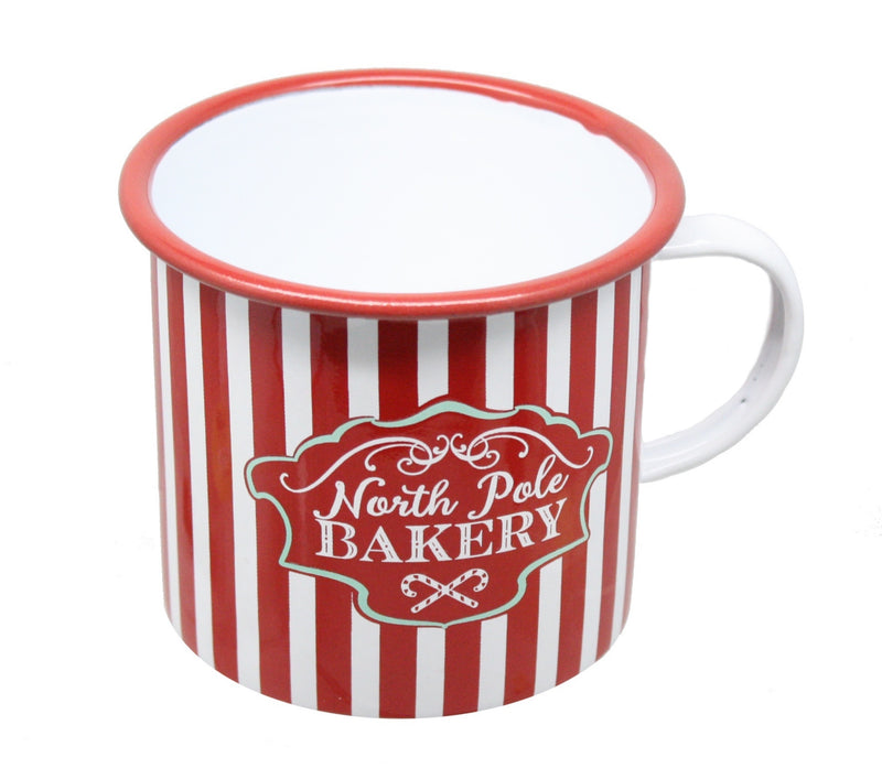 North Pole Bakery Metal Holiday Mug