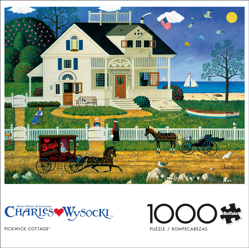 Puzzle 1000 Pezzi Buffalo Games – Charles Wysocki “By The Sea” – Nuovo
