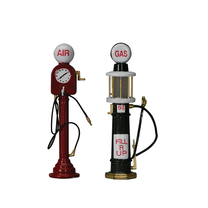 Antique Gas Pumps (Set of 2) - The Country Christmas Loft