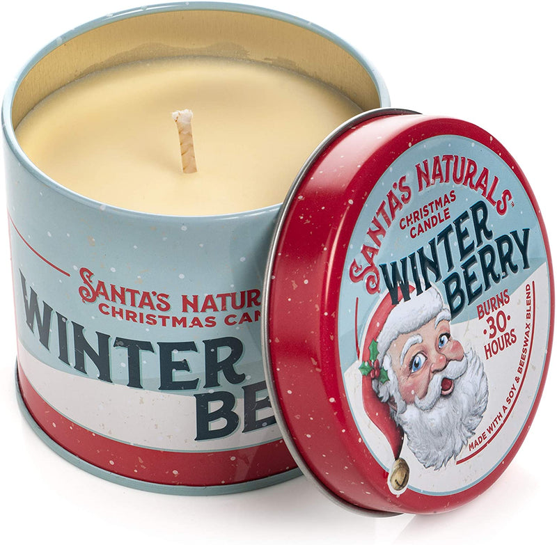 Winter Berry 9oz Tin Candle - The Country Christmas Loft
