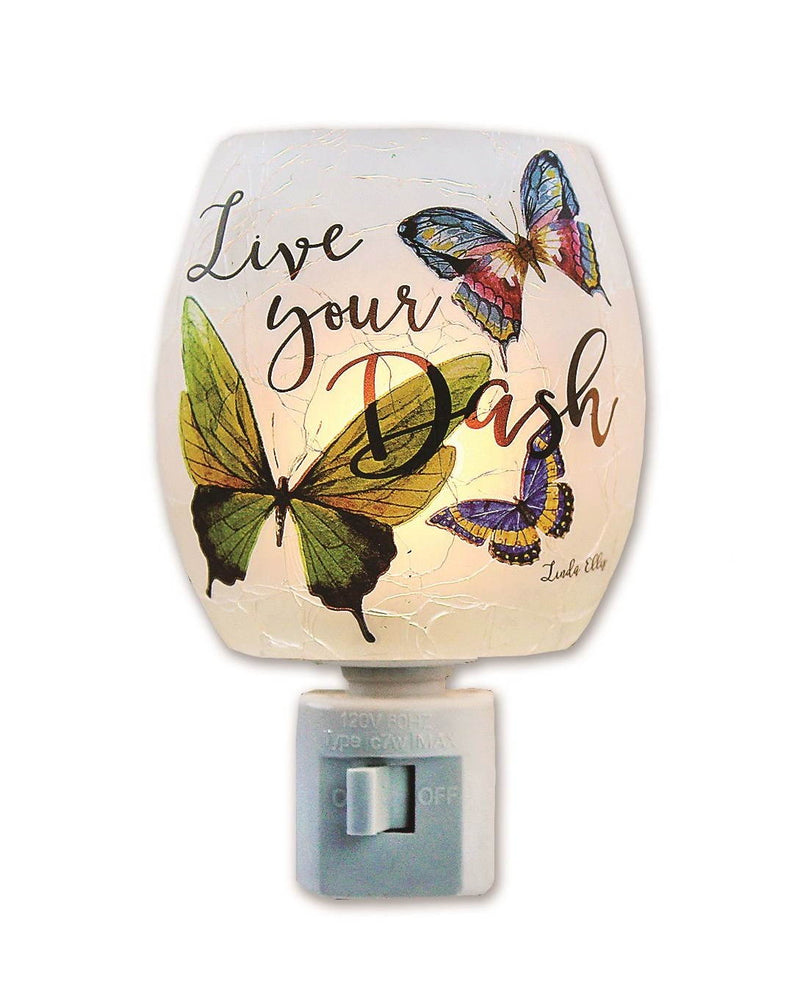 Live Your Dash - Nightlight - Butterfly - The Country Christmas Loft