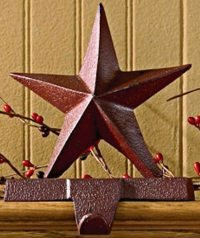 Red Star Stocking Hanger - The Country Christmas Loft