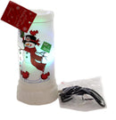 LED Projector Candle - Snowman - The Country Christmas Loft