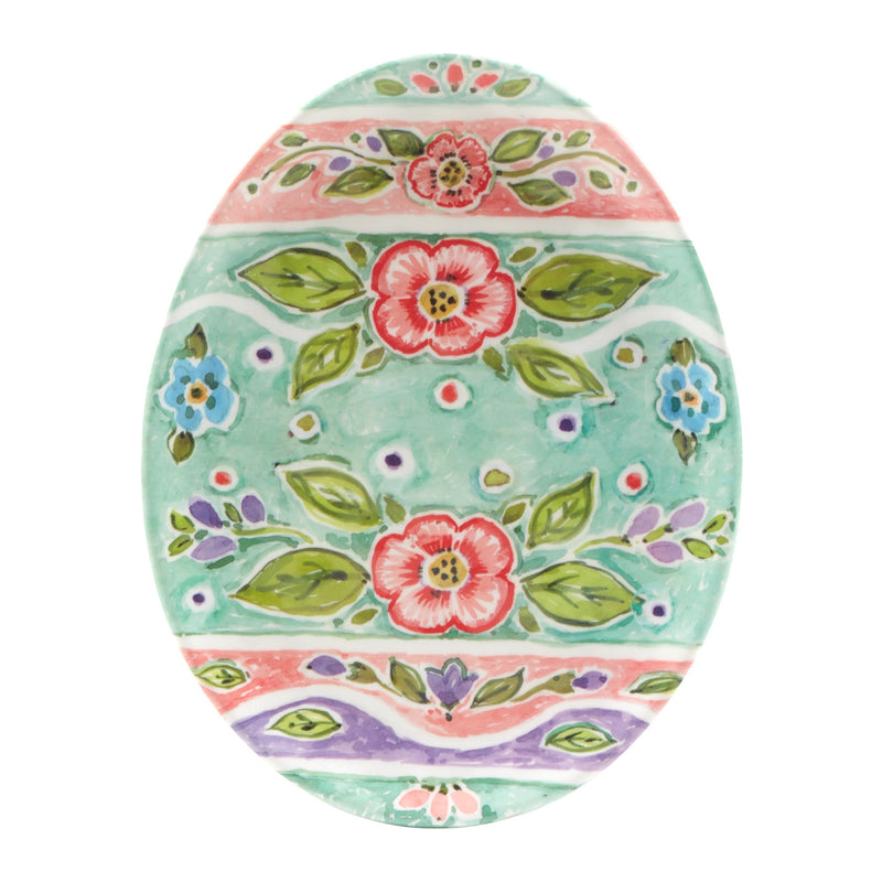 Joy Of Easter Small Oval Egg Plate - The Country Christmas Loft