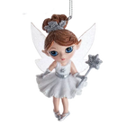 Silver Fairy Elves Ornament - - The Country Christmas Loft