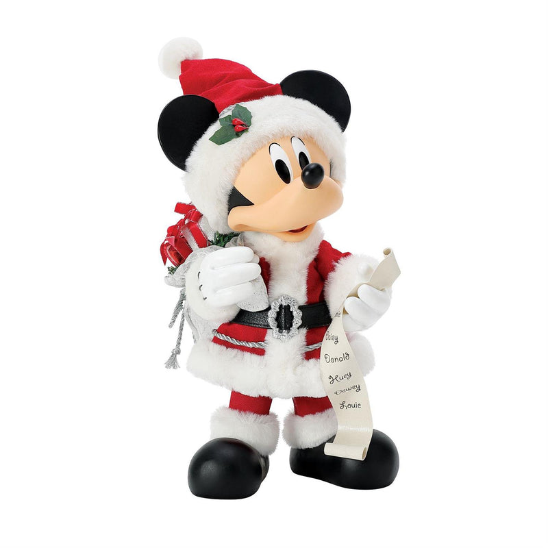 Mickey Mouse as Santa