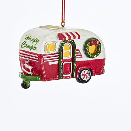 Resin Happy Camper Ornament - The Country Christmas Loft