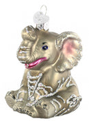 Old World Christmas Little Elephant Glass Blown Ornament - The Country Christmas Loft