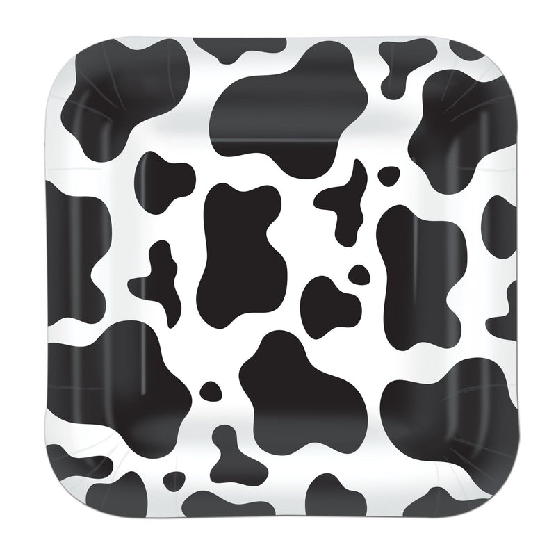 Dessert Plate - Cow Print Design