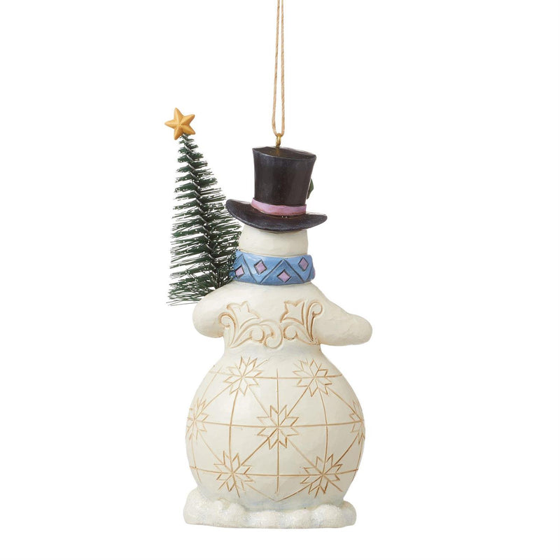 Snowman with Sisal Tree Ornament