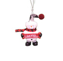 Cozy Snowman Ornament (Letters G - R) - - The Country Christmas Loft
