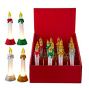 Light-Up LED Glittered 6 Inch Candle -