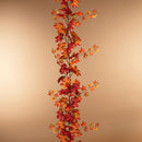 6 Foot Maple Leaves with Berries Garland - The Country Christmas Loft