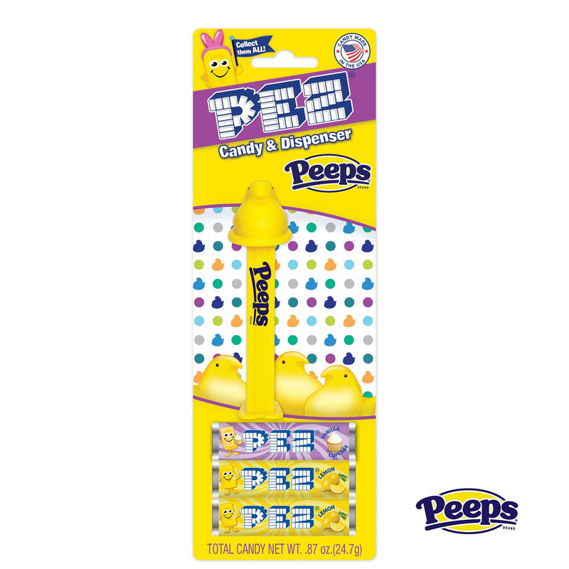 Pez Peeps Dispenser with 3 Candy Rolls - - The Country Christmas Loft