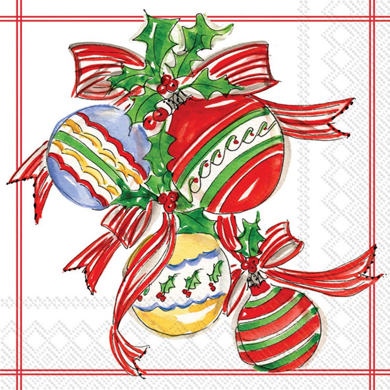 Christmas Bells - Lunch Napkin - The Country Christmas Loft