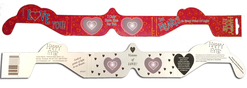 3D Glasses - Hearts