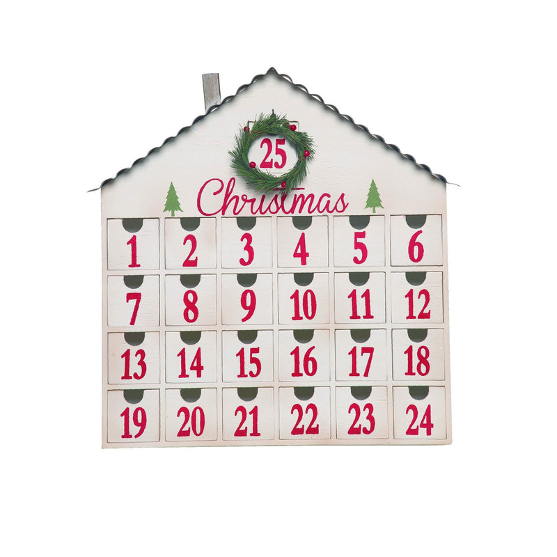 Wooden House Advent Calendar