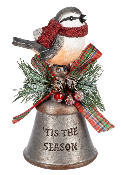 Feathered Friend Figurine - Tis the Season - The Country Christmas Loft