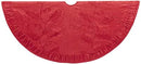 Red  Sequin And Holly Treeskirt - The Country Christmas Loft
