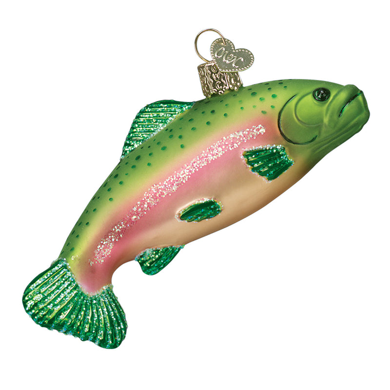 Old World Christmas Rainbow Trout Ornament - The Country Christmas Loft