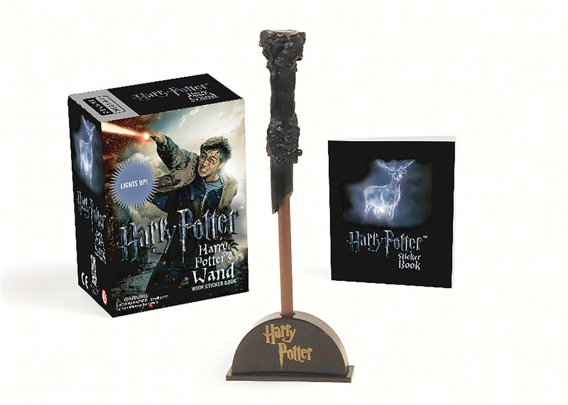 Harry Potter Wizard's Wand with Sticker Book: Lights Up! - The Country Christmas Loft