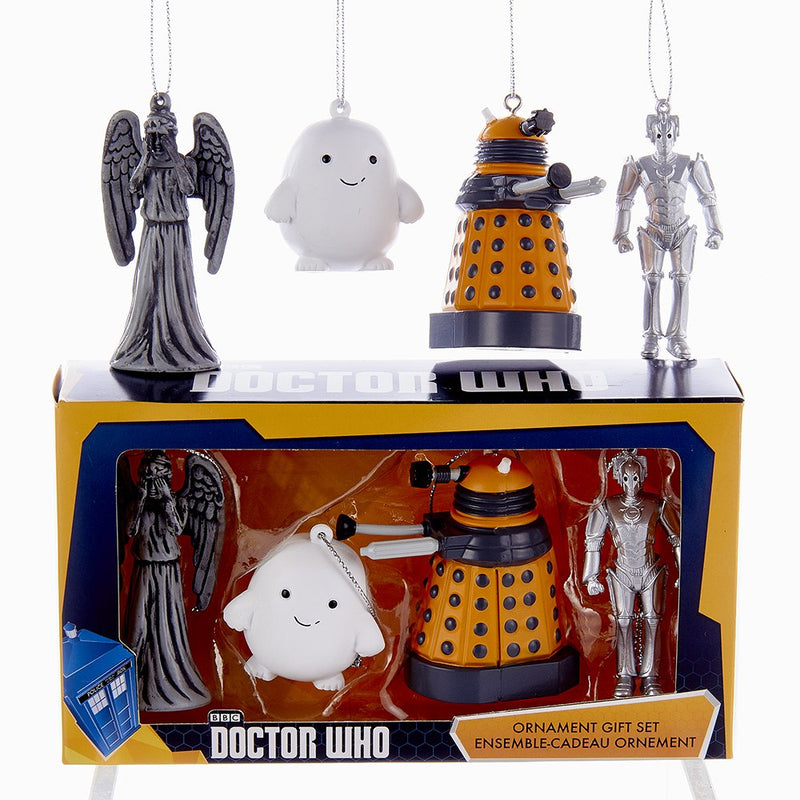 Kurt Adler Doctor Who Mini Ornament Gift Set Of 4 Pieces - The Country Christmas Loft