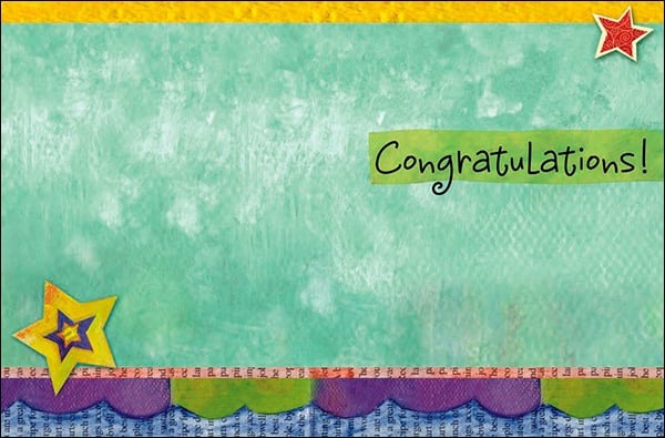 Notion Card - Way To Go  Congratulations Card - The Country Christmas Loft