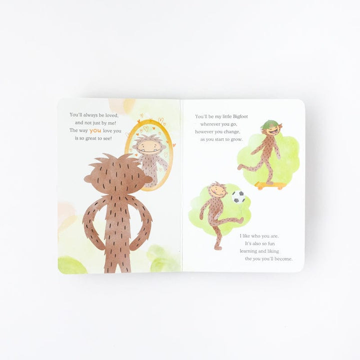 Snuggler Lovey And Book Set - Bigfoot
