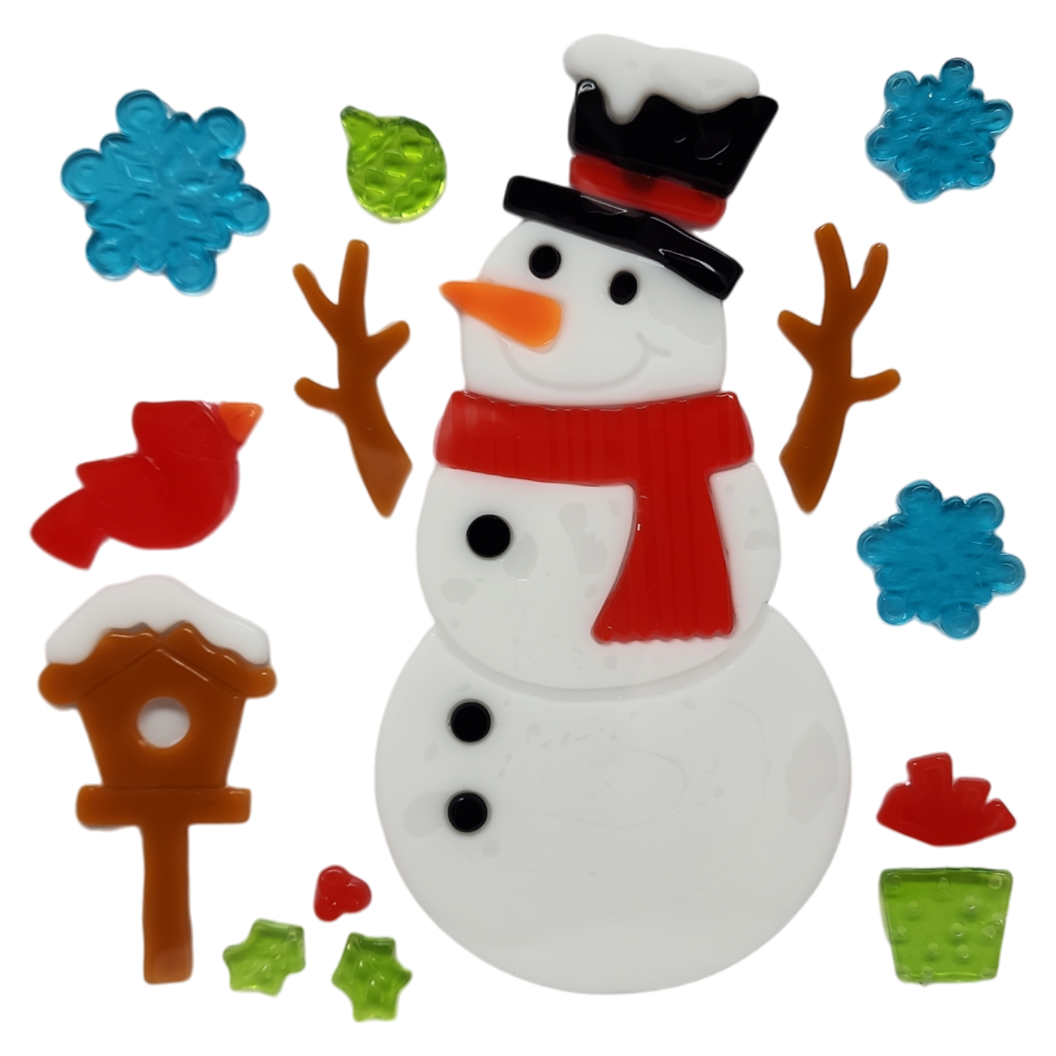 Window Gel Clings - Snowman – The Country Christmas Loft