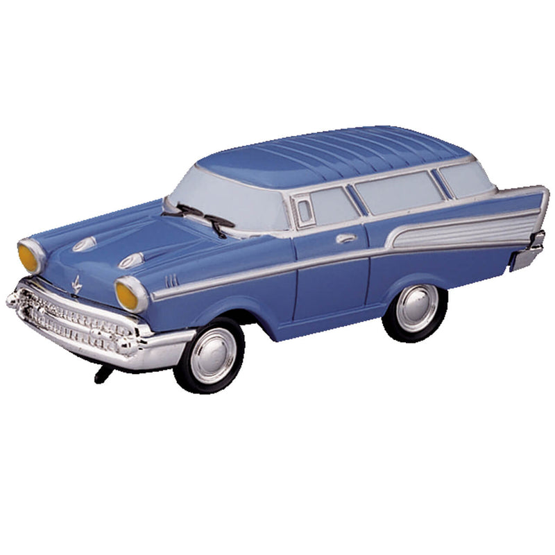 Blue Station Wagon for Christmas Villages - The Country Christmas Loft