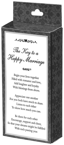 The Key To A Happy Marriage Ornament