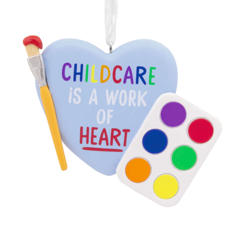 Childcare Is a Work of Heart Ornament