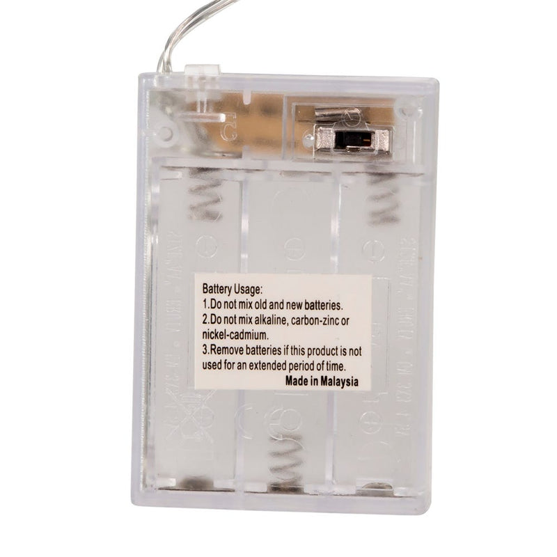 72-Light Green Fairy Micro LED Cannabis Leaf Cluster Garland