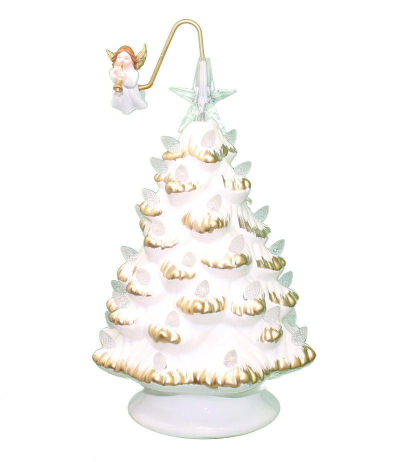 Lighted 10" Ceramic Tree - The Country Christmas Loft