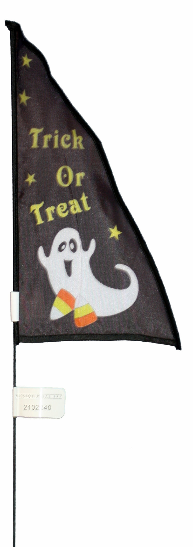 Mission Gallery Halloween Banner Flag - Trick or Treat Ghost