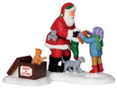 Santa And Kittens - 2 Piece Set - The Country Christmas Loft