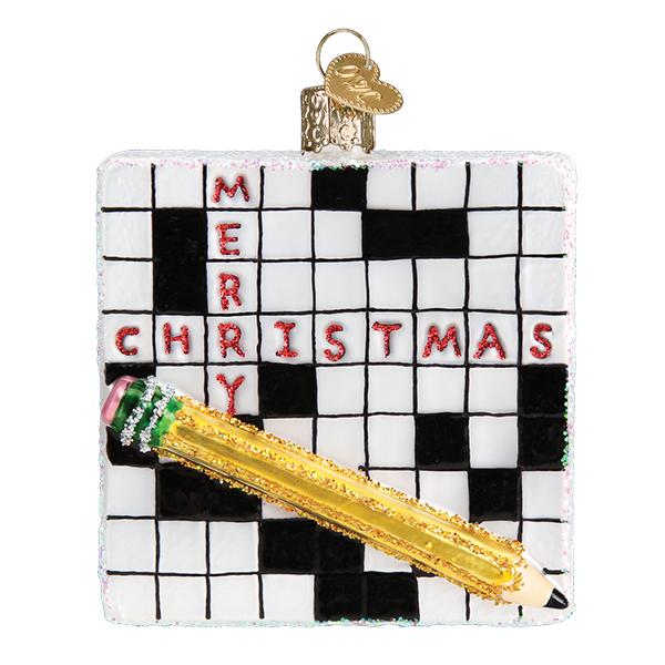 Crossword Puzzle  Ornament - The Country Christmas Loft