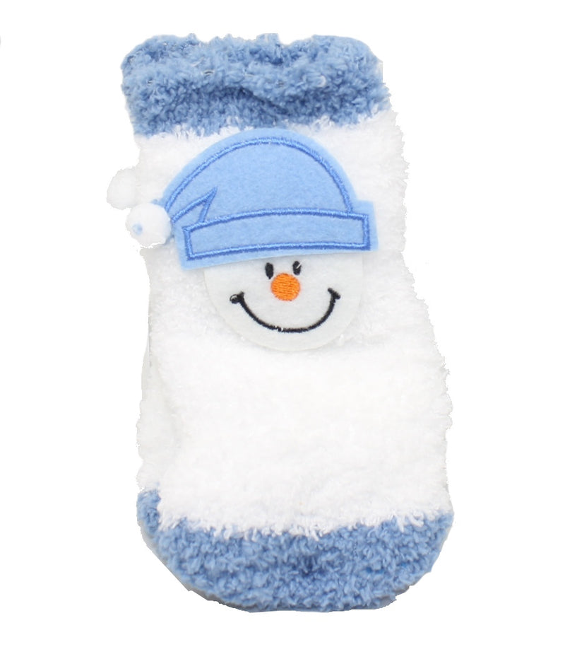 Snowman Childrens Slipper Gripper Socks - The Country Christmas Loft