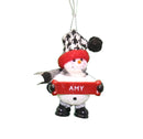 Cozy Snowman Ornament (Letters A - F) - - The Country Christmas Loft