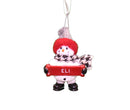 Cozy Snowman Ornament (Letters A - F) - - The Country Christmas Loft