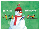 Embossed Notecards In Tin - With Cheer - The Country Christmas Loft